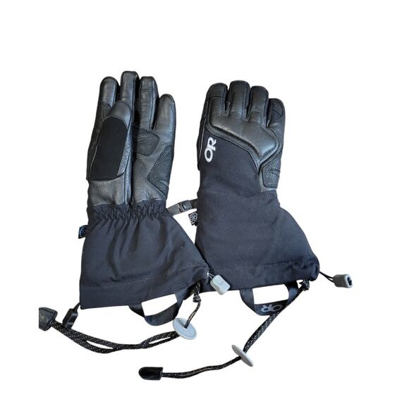 Outdoor Research 3-1 Snow Ski Winter Warm Black Women's Lined Gloves Size S